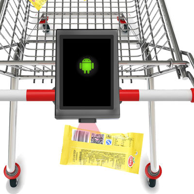 Vérificateur de panier de supermarché Bimi avec scanner 1D/2D intégré et écran de 7 pouces