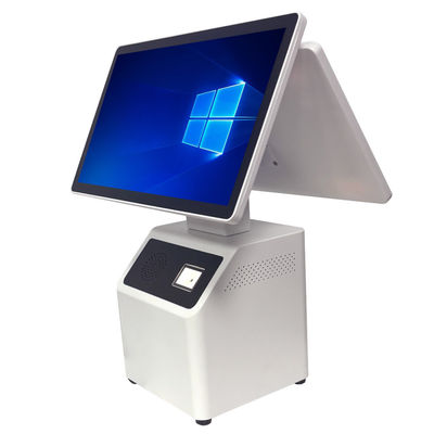Supermarché Bimi 14 pouces Système de point de vente Windows à double écran avec imprimante thermique 58mm/80mm