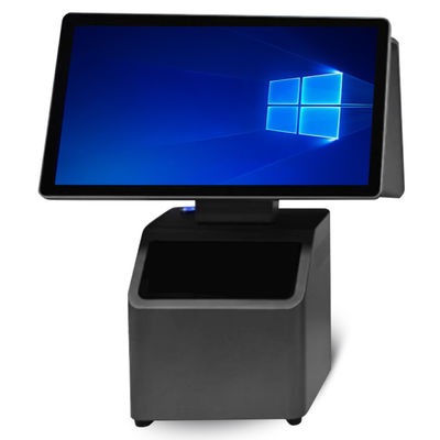 Supermarché Bimi 14 pouces Système de point de vente Windows à double écran avec imprimante thermique 58mm/80mm
