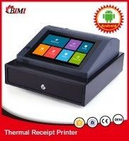 Bimi Android Registre de trésorerie électronique avec imprimante thermique 58 mm et capacité de disque dur 8G