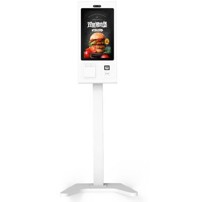 Appareil de commande de restauration en libre-service avec écran tactile de 21,5 pouces Kiosque de paiement Android