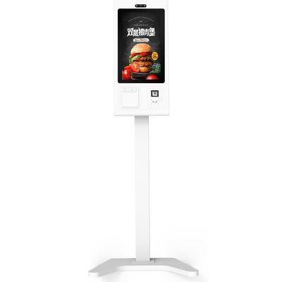 Appareil de commande de restauration en libre-service avec écran tactile de 21,5 pouces Kiosque de paiement Android