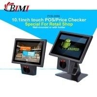 Supermarché 10.1 pouces Vérificateur d'écran tactile avec scanner de code-barres intégré et SSD 16G