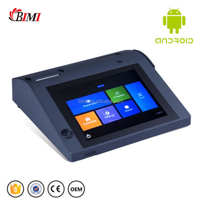 Capacité de disque dur 8G Bimi Caisse enregistreuse électronique tout en un point de vente avec système Android
