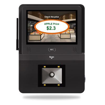 Vérificateur d'écran capacitif certifié ROHS de 5 pouces pour kiosque en libre-service du supermarché