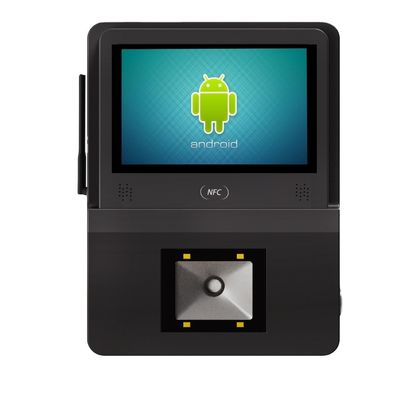 Logo personnalisé vérificateur de supermarché 5 pouces Android OS POE écran tactile Kiosque d'auto-vérification
