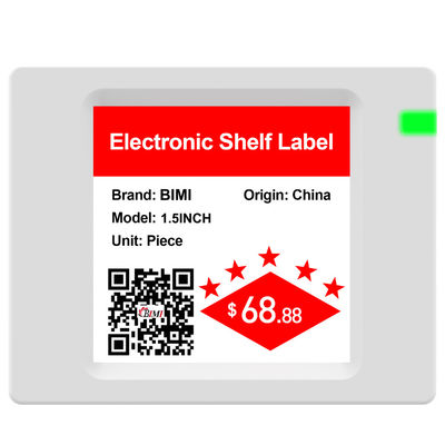 Étagère électronique de supermarché E-papier Eink à trois couleurs Affichage gratuit SDK inclus