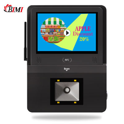 Scan rapide 5 pouces Android OS POE Écran tactile Kiosque d'auto-vérification pour le point de vente du supermarché
