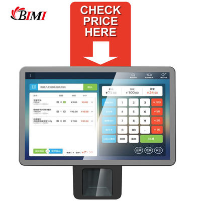 Scanner et lecteur de codes à barres Bimi 10,1 pouces Android 7.1 POS Écran tactile