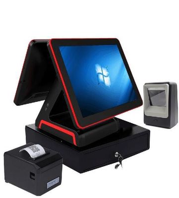Interface USB POS tout-en-un avec 8 chiffres LED Caisse électronique et tiroir de trésorerie