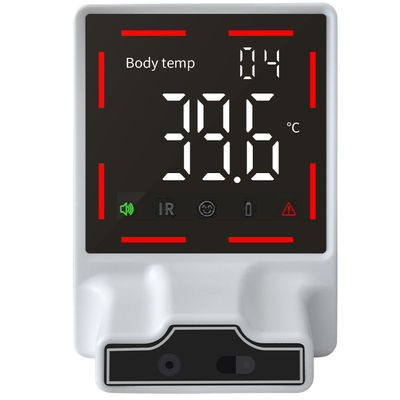 Thermomètre du corps humain monté sur le mur avec unité de température °C/°F et temps de mesure ≤ 2 s
