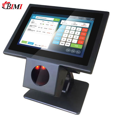 Supermarché magasin 10,1 pouces Android 7.1 Système SSD 8G écran tactile POS avec scanner de code à barres Bimi