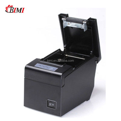 Imprimante de reçus thermiques Bimi compacte de 58 mm POS avec adaptateur intégré en noir et blanc