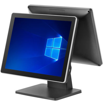 15Système de point de vente Windows de 6 pouces avec 10 points de contact capacitif et interface LAN/USB/COM/VGA