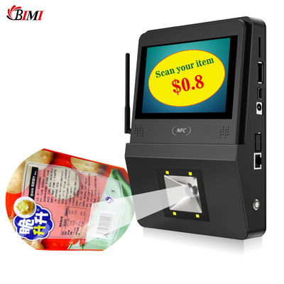 Système de contrôle de supermarché avec écran tactile Android de 5 pouces et scanner 1D/2D intégré