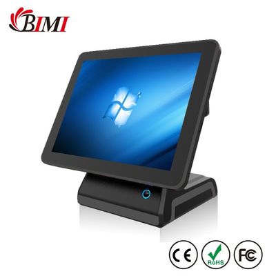 VFD Client Display 15 pouces Terminal POS avec imprimante 80 mm et i5 tout en un PC