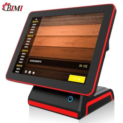 15 pouces POS Pour les restaurants Les magasins de vêtements Les librairies Blanc/Noir J1800/J1900/I5 CPU