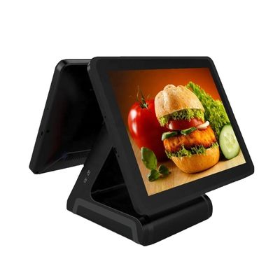 Windows 7/10 OS I5 15 pouces tout en un écran tactile POS PC/ TPV Système Noir