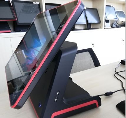 Système d'exploitation Windows tout en un terminal POS avec écran tactile capacitif de 15 pouces