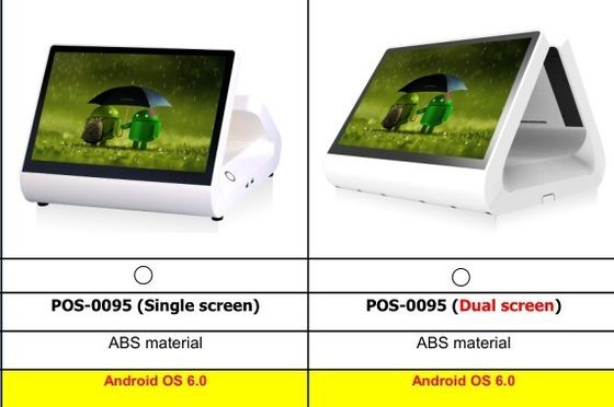Systèmes de point de vente Windows/Android de 12 pouces avec écran LED8 et capacité SSD de 32 à 256 Go